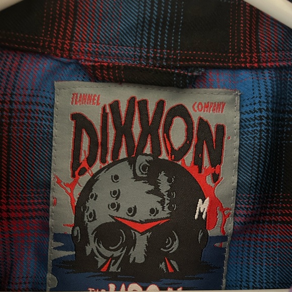 DIXXON Blue and Red Plaid Button-Down Shirt - Picture 2 of 5